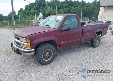 1995 Chevrolet Gmt-400 K2500 z USA, uszkodzony, nr VIN 1GCGK24F7SZ190221